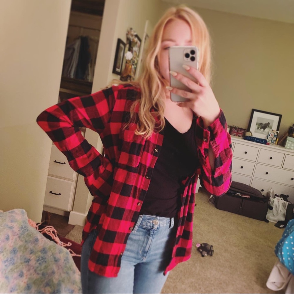 Hollister plaid flannel